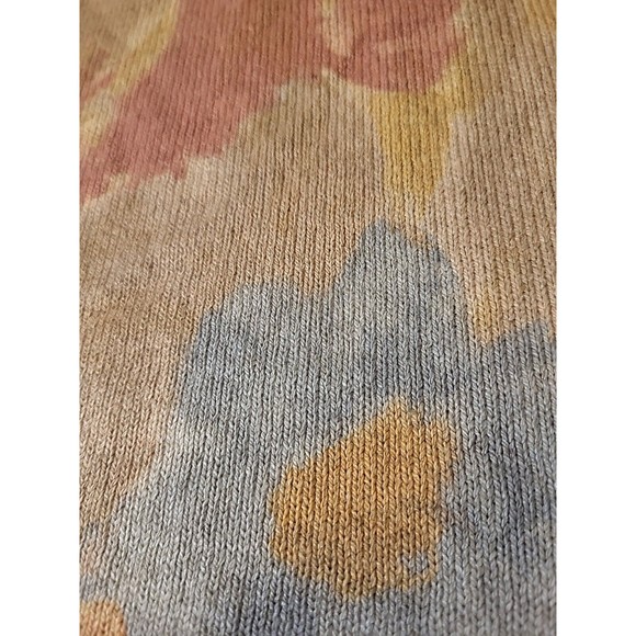 Vintage Gabriella T Linen Blend Floral Cardigan Womens Size 1X Italy Long Sleeve - Picture 6 of 12